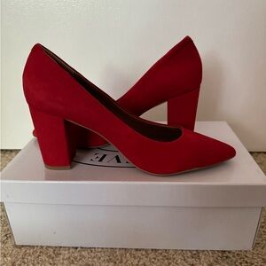 Steve Madden Ashlyn red Nubuck